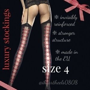Sexy Luxury Stockings Made in EU Size 4 Large